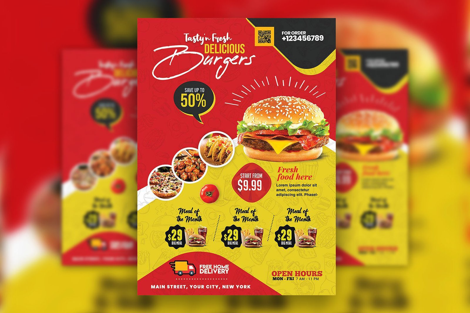 playful-fast-food-flyer-template